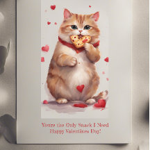 Tjock, gullig kakkaka, lustig Valentines day