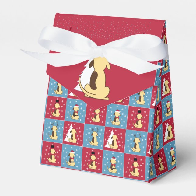 Tjock Hund - tält-förmånslådan Presentaskar (Framsidan Sidan)