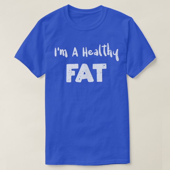 Tjock Im A Health FatAvocado Ord T Shirt (Design framsida)