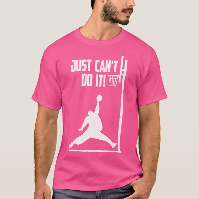 Tjock Jordan kan bara inte göra det T Shirt (Framsida)