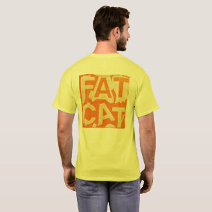Tjock Katt Gult T-shirt