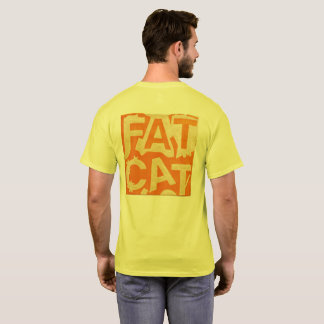 Tjock Katt Gult T-shirt