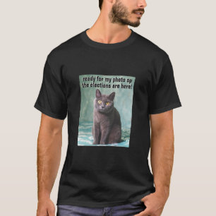 Tjock Katt (mörk) T-Shirt