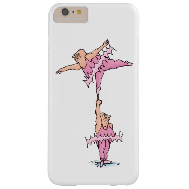 Tjock Killar i Rosa Tutus Ballet Tecknad Case-Mate iPhone Skal (Baksidan)