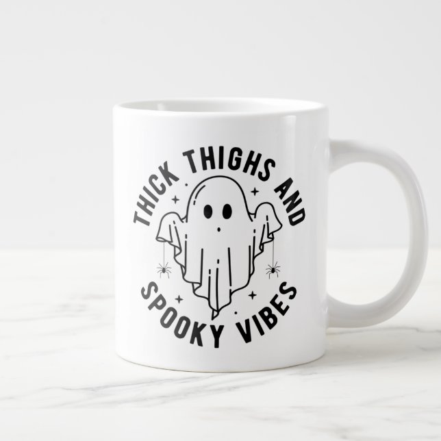 "Tjock lår och taloky vibes" Jumbo Mugg (Höger)