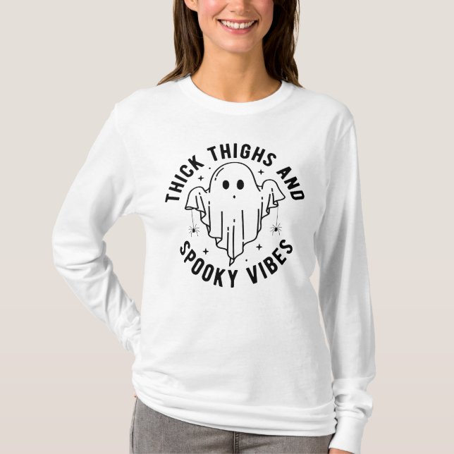 "Tjock lår och taloky vibes" T Shirt (Framsida)