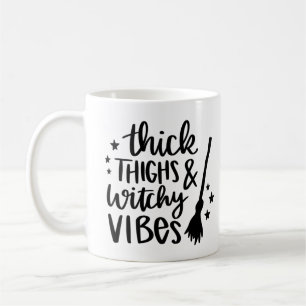 Tjock lår och vitsar Vibes Halloween Kaffemugg