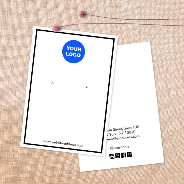 Tjock linje Gräns vit Lägg till Logotyp ÖKNING Vis Visitkort (Skapare uppladdad)