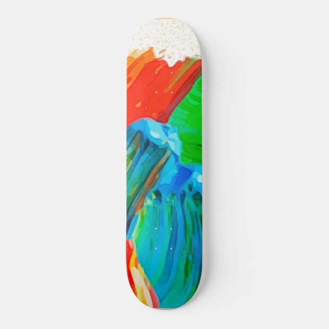 Tjock målsnitts skateboard (Framsida)