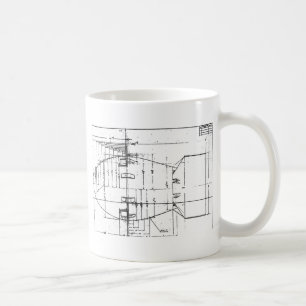 Tjock Man atombomb Kaffemugg