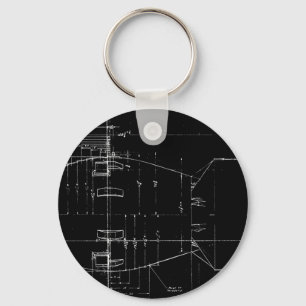 Tjock Man atombomb Nyckelring