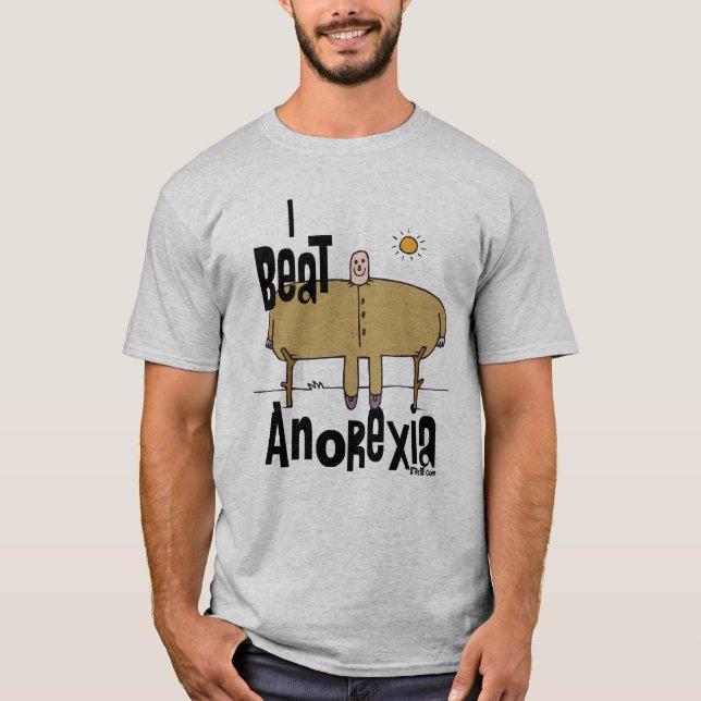 Tjock Man Humor T Shirt (Framsida)