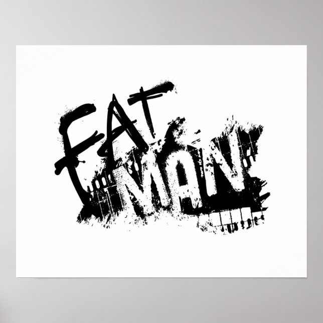 Tjock Man Poster (Framsidan)