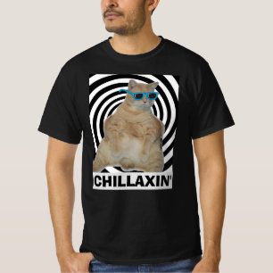 TJOCK Manx Cat med solglasögon T Shirt