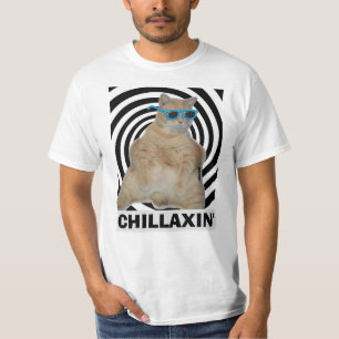 TJOCK Manx Cat med solglasögon T Shirt