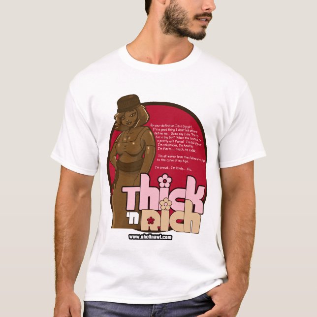 Tjock n-rik 1 t-shirt (Framsida)