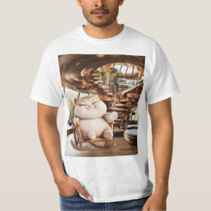 Tjock och kassakompetid t shirt