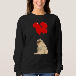 Tjock Pug 12:e Birthday Kids Balloon Party T Shirt