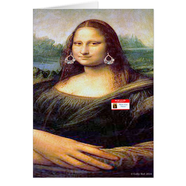 Tjock riskerar hälsningskort (Framsidan)