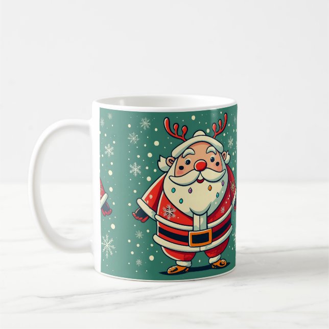 tjock Santa Kaffemugg (Vänster)