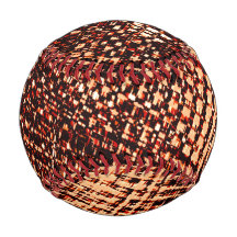 Tjock spricka i kor i orange med skugga