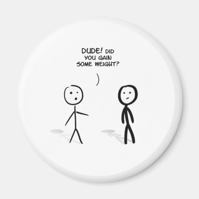 Tjock stick-kille magnet (Framsidan)