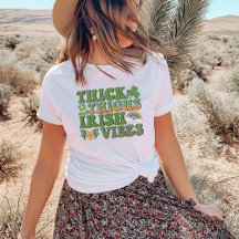 Tjock Thighs Irish Vibes, Patrick's Day T-Shirt