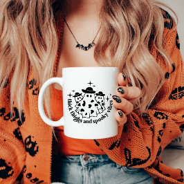 Tjock Thighs & Spooky Vibes Halloween Kaffemugg