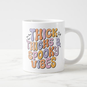 Tjock Thighs & Spooky Vibes Jumbo Mugg