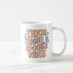 Tjock Thighs & Spooky Vibes Kaffemugg