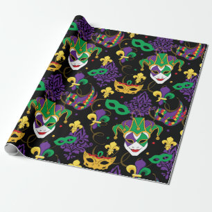 Tjock Tisdag Mardi Gras Carnival Presentpapper