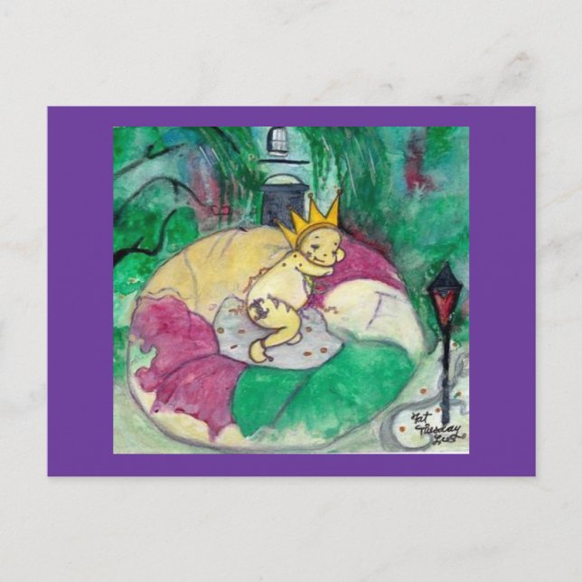 Tjock tisdag vykort (Framsida)