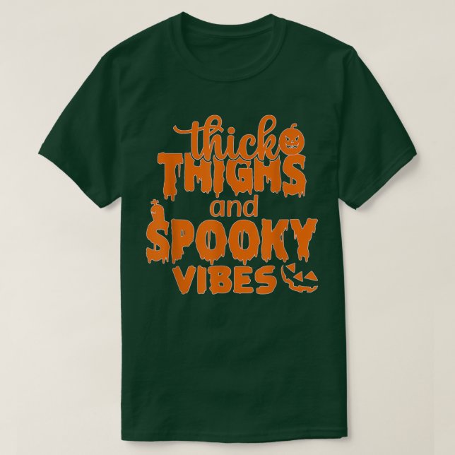 Tjock tjock tjock tjock och taloky vibes, Hallowee T Shirt (Design framsida)