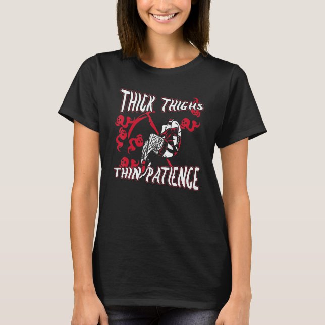 Tjock tjock tjock tjock patient Kvinnor Döder Sark T Shirt (Framsida)