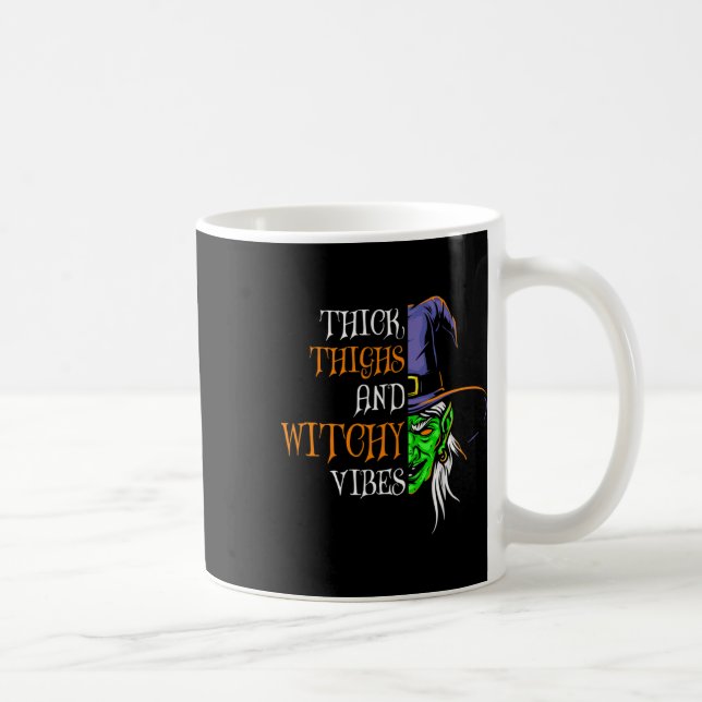 Tjock tjock tjock tjock tjock och vik vibes Retro  Kaffemugg (Höger)