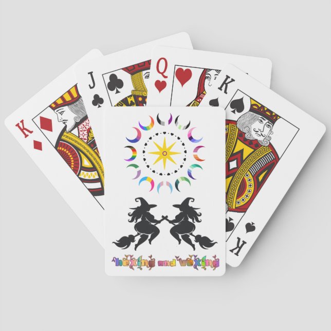 Tjocka Häxor och Egna Månar Casinokort (Baksidan)