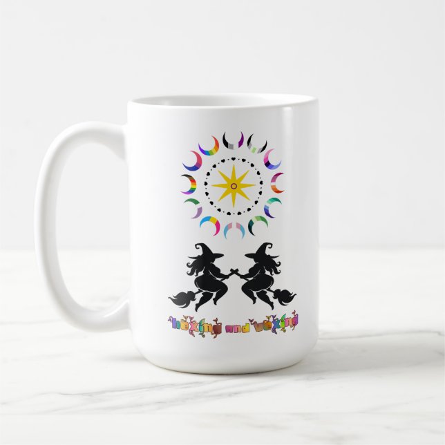 Tjocka Häxor och Särskilda Månar Kaffemugg (Vänster)
