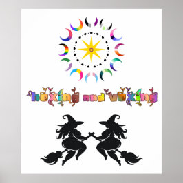 Tjocka Häxor och Särskilda Månar Poster