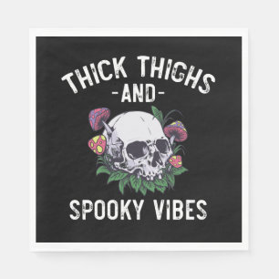 Tjocka lår och kusliga vibrationer Halloween-match Pappersservett