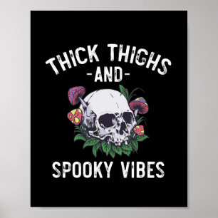 Tjocka lår och kusliga vibrationer Halloween-match Poster