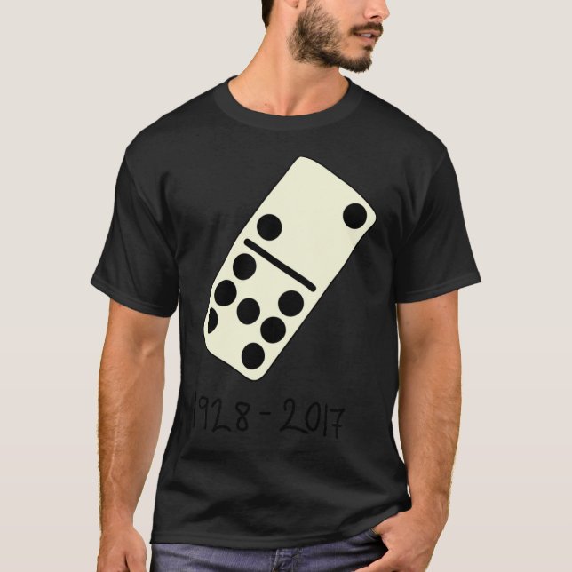 Tjockar Domino Tribute 1928 - 2017 Classic T-Shirt (Framsida)