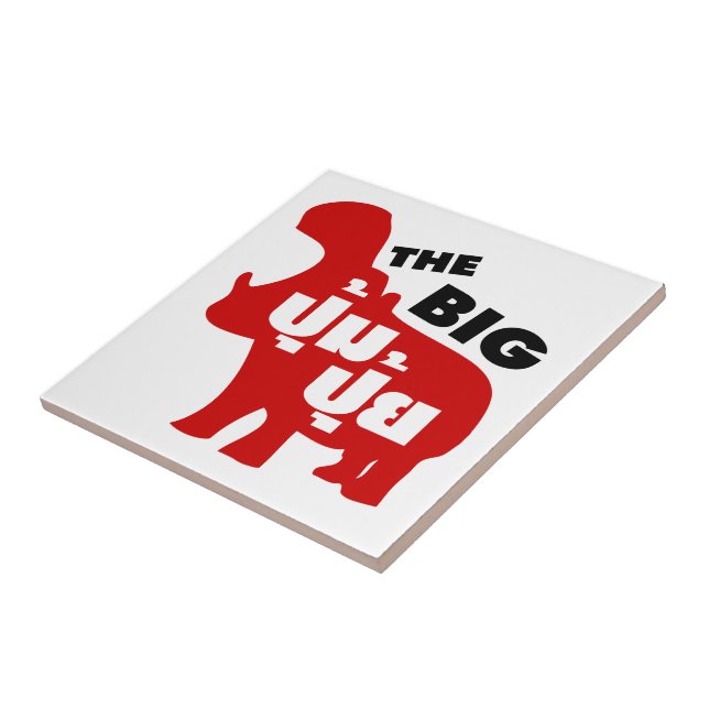 TJOCKEN BIG PUM-PUI-frasen i Thai Language Kakelplatta (Sidan)