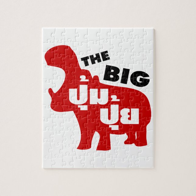 TJOCKEN BIG PUM-PUI-frasen i Thai Language Pussel (Vertikal)