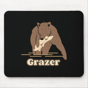 Tjocken Brown Grizzly Bearog Vi Musmatta