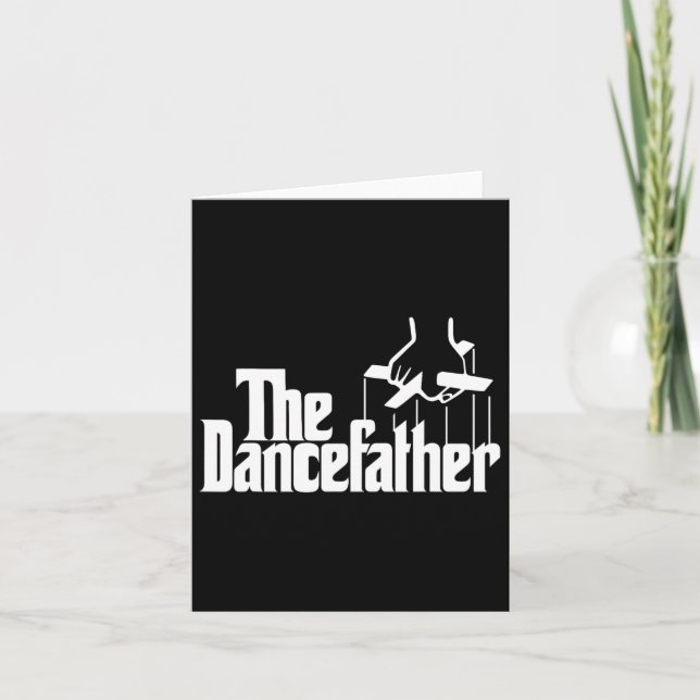 Tjocken Dancefganska funny Dance Pappa Dancer Danc Kort (Framsida)