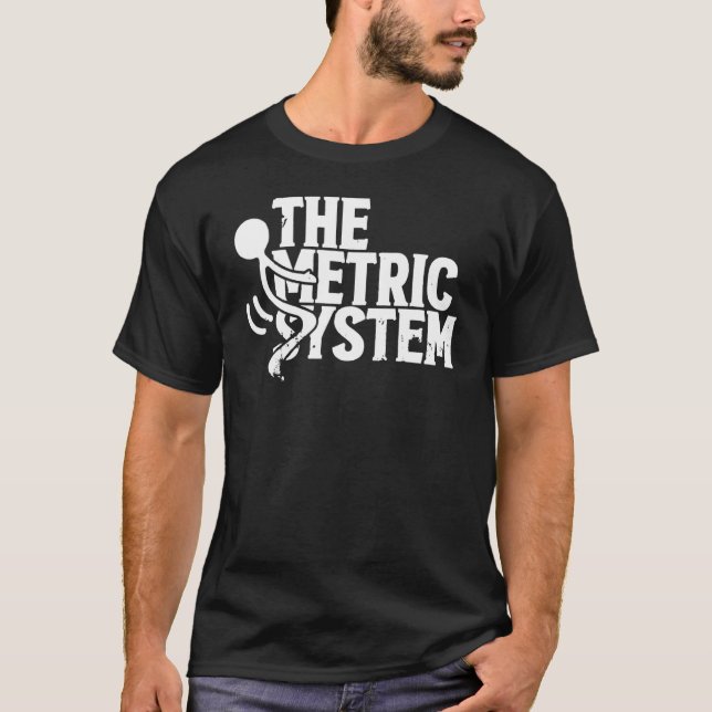 Tjocken elektrikerar metersystemet t shirt (Framsida)