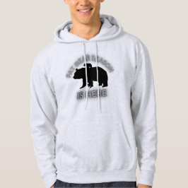 Tjockens björnsäsong är här - svart | hoodie