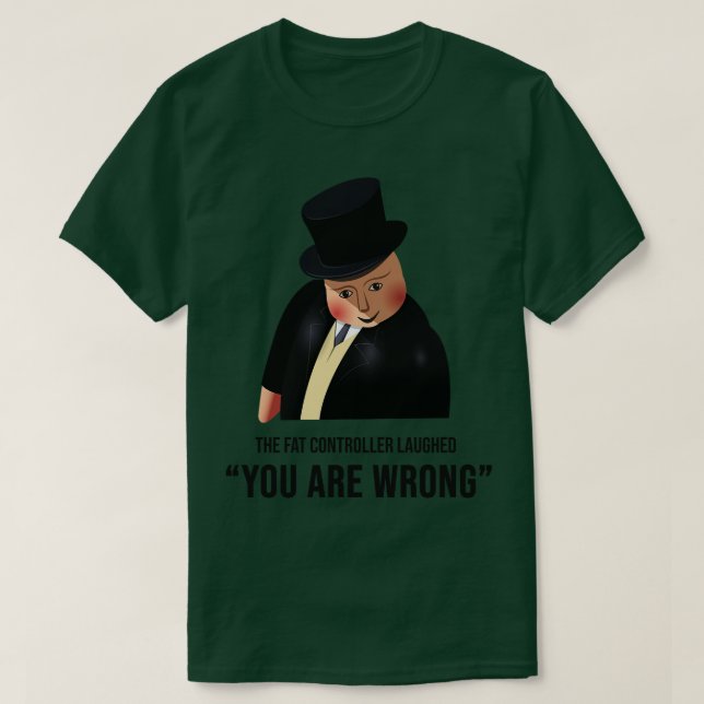 Tjockens styrenhetsnummer t shirt (Design framsida)