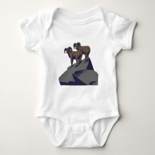 Tjockhornsfår Amerikanska Västens Vilda Djur T-shirt