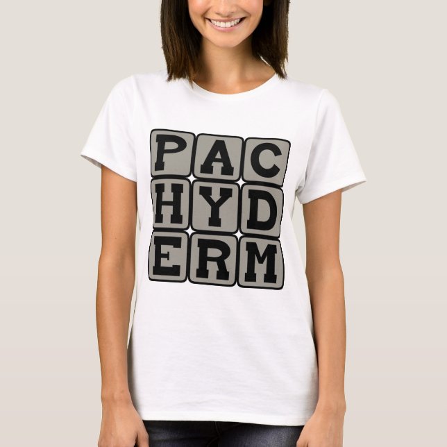 Tjockhud, Elefant Tee Shirt (Framsida)
